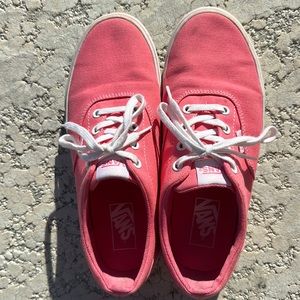 Pink Vans Rarely Worn Women’s 8.5